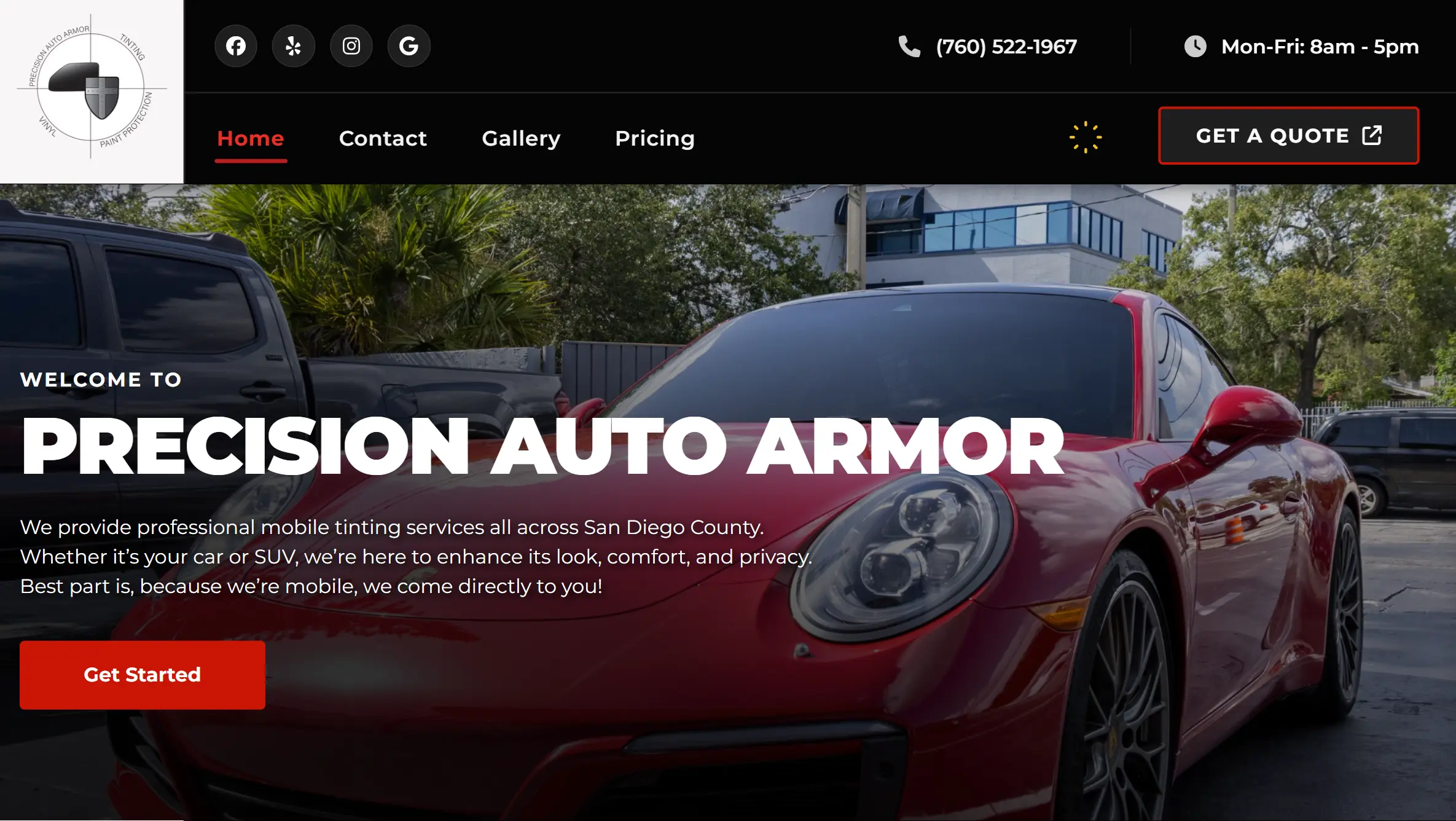 Precision Auto Armor | Mobile Window Tinting & Paint Protection in San ...